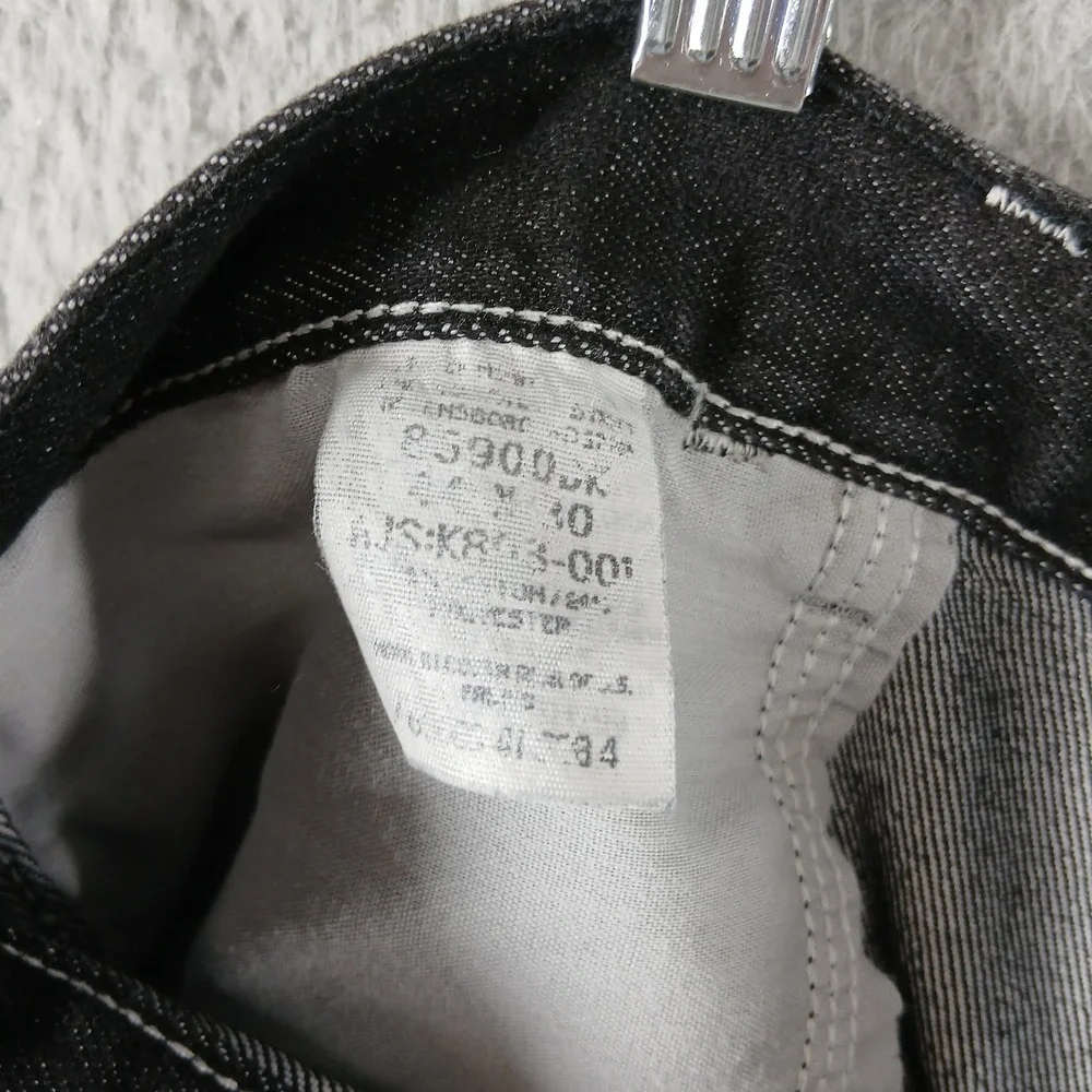 Wrangler Authentics Jeans‎ Straight Leg Black Denim 44x30
